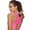 Pink, variant on FENGGHAO Women High Impact Sports Bra with Back Pocket for Running Yoga Workout, Padded Support Women Solid Sport Bra