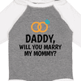 thumbnail image 4 of Inktastic Daddy Will You Marry My Mommy with Rings for Proposal Boys or Girls Long Sleeve Baby Bodysuit, 4 of 5