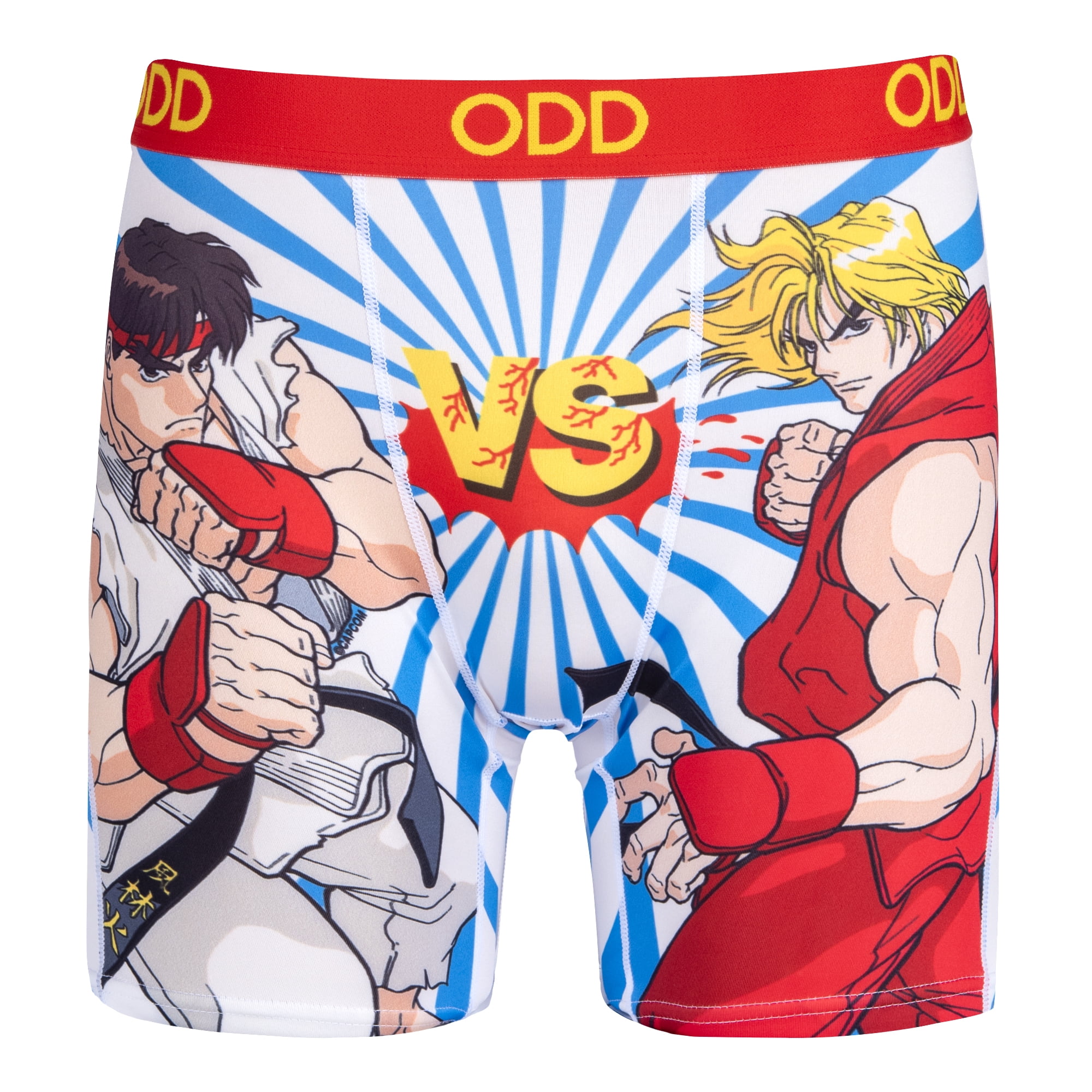 2000px x 2000px - Odd Sox, Ryu Vs Ken, Men's Boxer Briefs, Funny Novelty Underwear, XXX Large  - Walmart.com