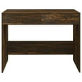 thumbnail image 3 of vidaXL Desk Smoked Oak 101x50x76.5 cm Engineered Wood, 3 of 5