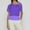 Purple, variant on Women's Plus Casual Easter Shirts for Women off The Shoulder Tops for Women Plus Size 3X 1980S Neon Festival Fishnet Short Sleeve Top for Retro Party and Dance Events Women's Tops Casual