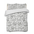 thumbnail image 2 of Quilts Queen Size, Farmhouse Flowers Soft Comforter Bedding Set for Bed, Pastoral Vintage Leaf Spring Summer Lightweight Quilted Bedspread with Pillow Cover(2 Pieces) for All Season, 90x96 Inch, 2 of 6