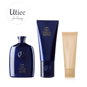 Oribe Shampoo and Conditioner for Brilliance & Shine and Star Glow Styling Wax (8.5/6.8/2.5oz)