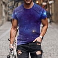thumbnail image 5 of Birdeem Nouveau T-Shirt de Mode pour Hommes Impression 3D Ciel Non Localisé Manches Courtes Col Rond T-Shirt Décontracté Haut de Sport Blouses, 5 of 5