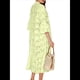 thumbnail image 2 of Vestido Bohemio con Cuello en V, Mangas Acampanadas y Bordado de Encaje para Mujer (2025) Amarillo L, 2 of 9