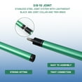 thumbnail image 4 of GSE Games & Sports Expert 58" 2-Piece Fiberglass Graphite Composite Billiard Pool Cue Stick for Commercial/Bar & House Use, 4 of 8