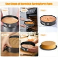 thumbnail image 4 of shiyou-7 Inch Springform Pan Round Non Stick Cheesecake Pan Durable Baking Cake Pans with Removable Bottom Cake Molds for Baking, 4 of 4