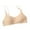 Beige, variant on Training Bras for Girls Kids Girls Dot Print Adjustable Straps Bralettes Wire Free Soft Stretchy Bralettes Training Bras Teen Bra Beige 9 Years-13 Years