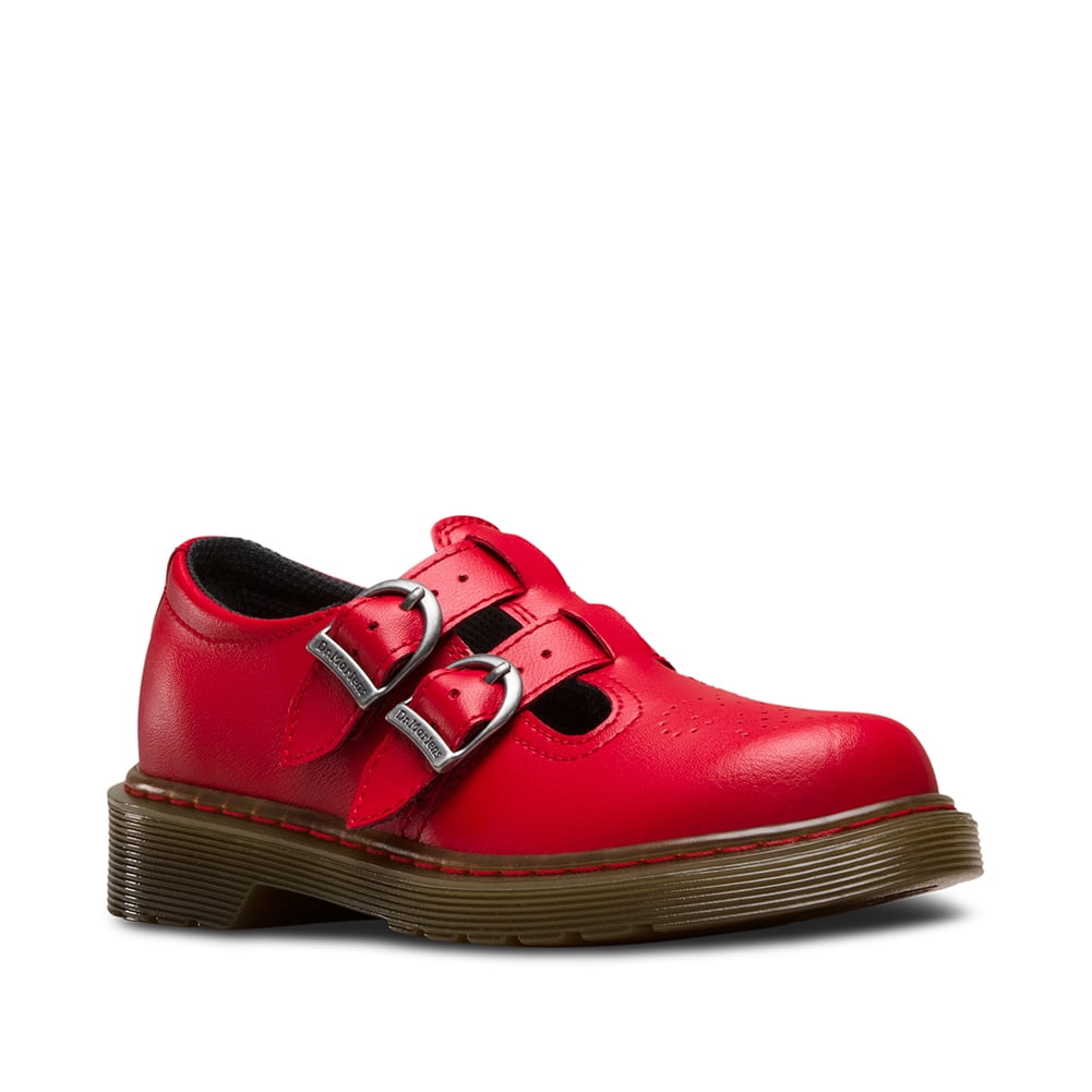dr martens mary jane red