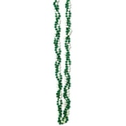 Beistle Braided Beads Necklace 33" Green/White 50577-GW