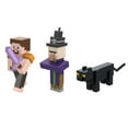 thumbnail image 2 of Minecraft Witch’s Hut Adventure Pack with 3 Action Figures & Accessory, 2 of 6