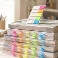 thumbnail image 5 of 5-Color Sticky Page Markers Set with Portable Plastic Case, Macaron Index Tabs for Books and Notebooks, 3.07 X 2.2 Inches, 5 of 6