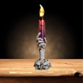 thumbnail image 4 of Candelabro Con Forma De Calavera Espeluznante Con Luces Seguras Sin Humo, Decoración única De Halloween Para Fiesta En Casa, Regalo Creativo Para Niños, Material De Primera, 4 of 8