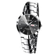 thumbnail image 2 of Estilo Simple Moda Acero Tungsteno Color Mujer Estudiante Reloj Hombre Mujer Reloj Pareja, 2 of 5