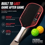 Osmo Elite Spin Pickleball Paddle, Featuring A T700 Raw Carbon Fiber ...