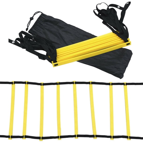 Escalera de , escaleras de ejercicio de enenamiento de para fútbol, fútbol, boxeo, pies, ejercicio, enenamiento de de ve 6M 12Conjunto DYNWAVEMX Escalera de agilidad