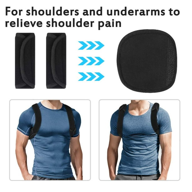Best Back Brace Posture Corrector for Men & Women - Neck Straightener  Shoulder Support Improves Lumbar Pain - Kyphosis Correction Shirt - Fajas  para