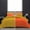 Gold/Orange, variant on DNG Creations 1 Piece Reversible Diamond Pattern Comforter ( Gold/Orange Colour ) 550 GSM All - Season 100% Egyptian Cotton, 800 TC - Full/Queen - Size