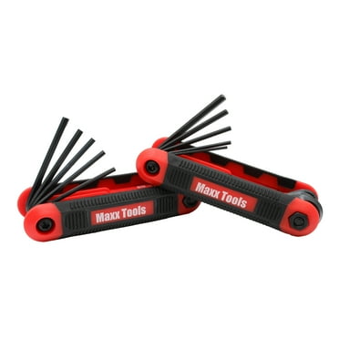 Maxx Tools - Folding Hex Key Set Metric and SAE