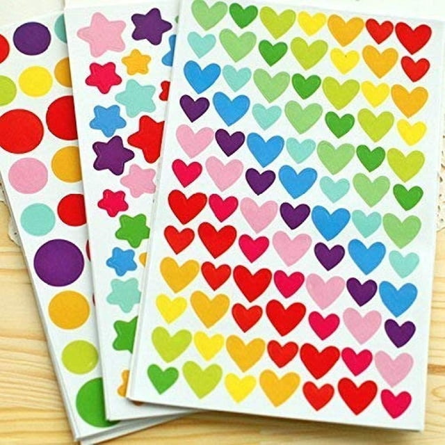 18 hojas de pegatinas para Fujifilm Instax Mini, pegatinas para álbumes de fotos, álbumes de recortes, Instax Mini