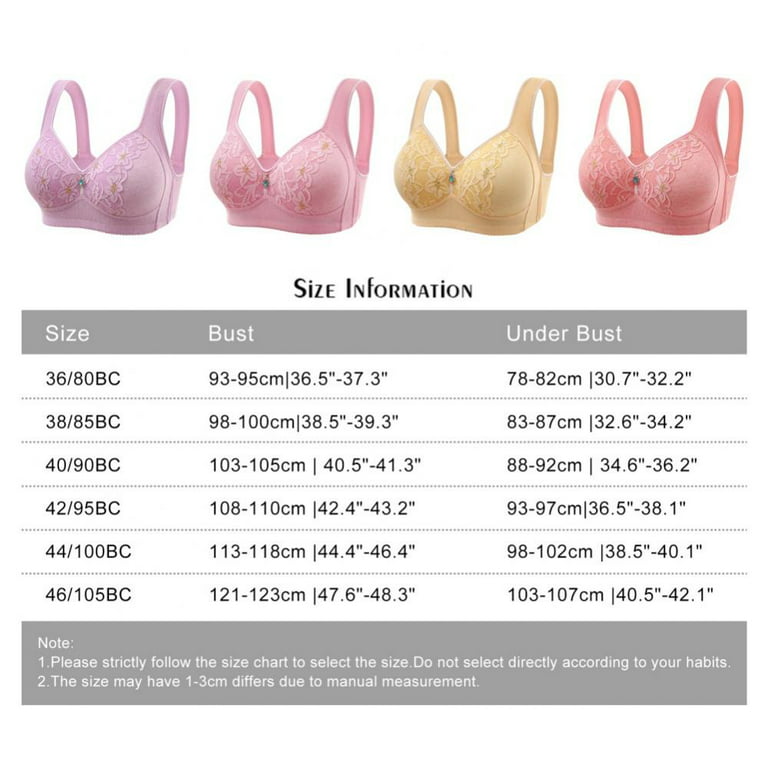 Plus Size Sleep Bras for Women - Deep Cup Bra,Full Back Coverage Bras,Ultra  Light Underwire T-Shirt Bra to Plus Size Everyday Wear(1-Packs)