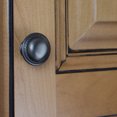 thumbnail image 3 of GlideRite 1-1/8 Inch Rustic Round Rope Cabinet Knob, Satin Pewter, 3 of 5