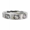 thumbnail image 1 of Sanrio Hello Kitty Rings for Girl Y2K Hello Kitty Accessories Finger Ring Female Bff Ring Cartoon Ring Kawaii Rings Lady Silvery 1PCS, 1 of 4