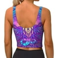 thumbnail image 4 of Uemuo Elephant in Tribal Style Pattern Women's Sports Bra - High Impact Support, Breathable, and Comfortable Athletic Bra for Running, Yoga, and Workouts, 4 of 9
