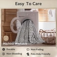 thumbnail image 4 of SIABC-Boho Area Rug 3x5 Carpet-Rugs for Living Room Door Mat Indoor Entryway Bedroom Modern Moroccan Washable Rugs for Bedroom Distressed Neutral Rug Black, 4 of 4