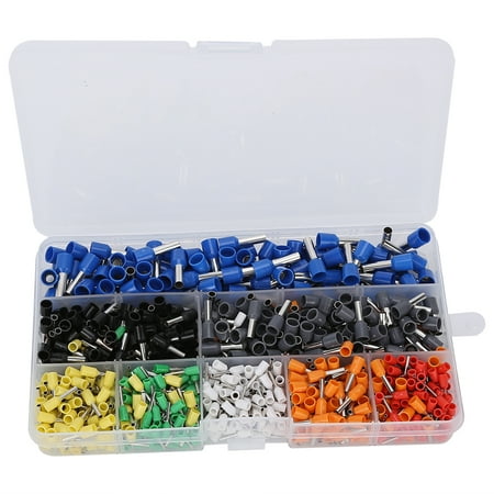 

800pcs Wire Ferrules Corrosion Resistance Durable Multiple Model Wire Crimping Tool for Mechanical Engineering800pcs