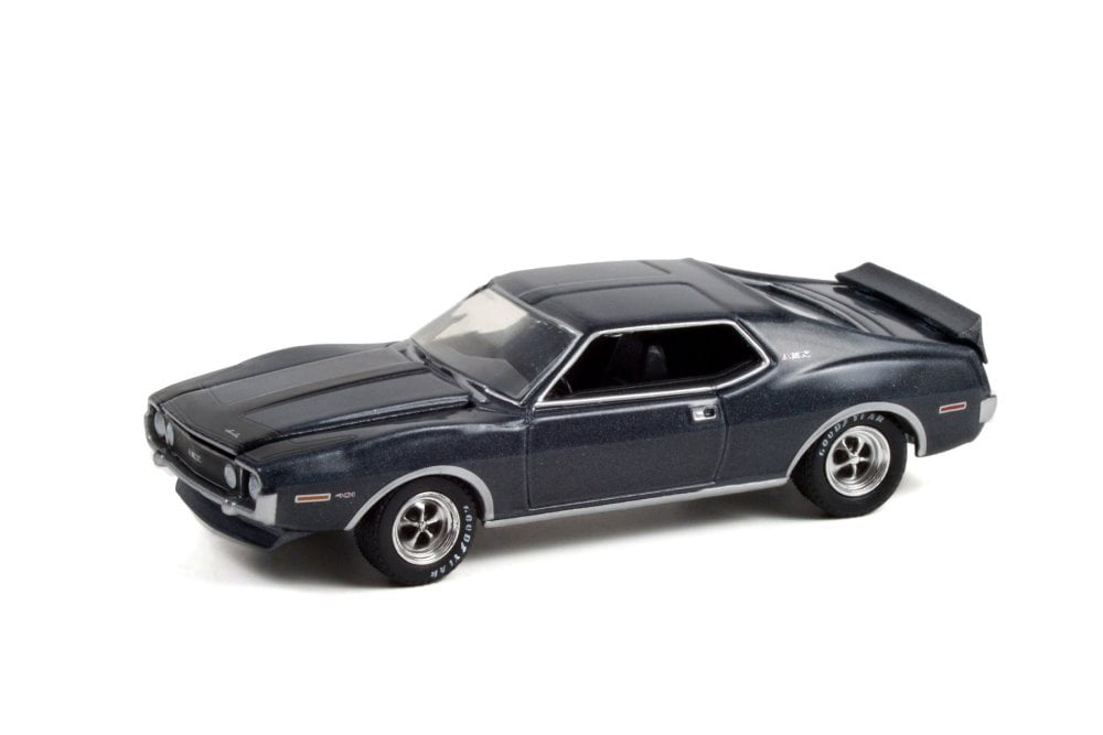 1971 AMC Javelin AMX Charcoal Gray Metallic Greenlight 13310A 48 1 64 scale Diecast Car Walmart