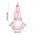 thumbnail image 3 of HongHeng Easter Gnomes Decor, Easter Bunny Gnomes Plush Handmade Easter Gnomes for Spring Tiered Tray/Mantel Decoration for Home Party Decorations and Easter Gifts, 3 of 6