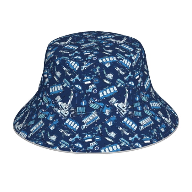 Balery Blue Bus Sombreros para el sol para hombre y mujer, sombrero de pescador con UPF 50+