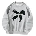 thumbnail image 3 of Sudadera de manga larga con diseño de , sudadera informal ligera con estampado de animales para mujer para viajes deportivos de otoño e , xxl Yinane Sudadera Mujer, 3 of 8