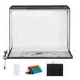 thumbnail image 1 of KFFKFF Photography Studio Light Cube, Dimensions 12" x 12", 3 Adjustable Color Temperatures Ranging from 3000-5600K, Includes 120 LED Lights, 6 Backdrops, Soft Light Fabric, and a High CRI ≥ 95, 1 of 9