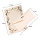thumbnail image 5 of 3 sobres de papel kraft con rayas transparentes, escritura suave y fiable, estilo vintage, para invitaciones, elegante juego de papelería para bodas., 5 of 7