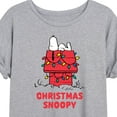 thumbnail image 3 of Peanuts - Christmas - Christmas Snoopy - Women's Oversized T-Shirt, 3 of 5