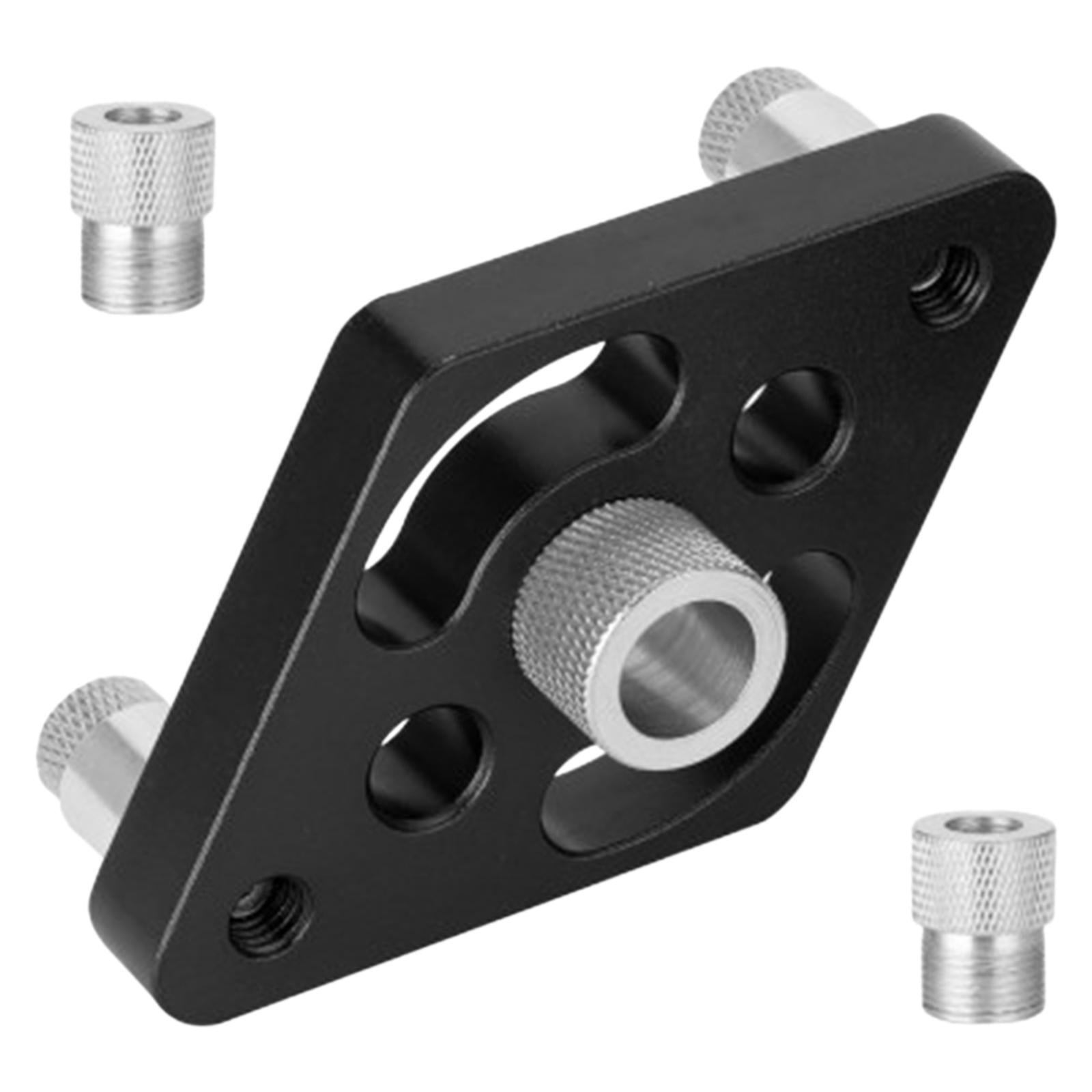 Black Vertical Pocket Hole Jig 6/8/10mm Hole Puncher Locator Jig for WoodWorking 