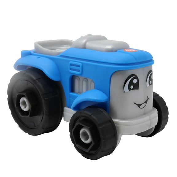 Replacement Part for Collectible Fisher-Price Little People Farm Playset HPX87 - Replacement Blue and Silver Tractor