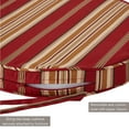 thumbnail image 3 of Greendale Home Fashions Outdoor 18'' x 18'' Round Seat Pad, Set of 2, Roma Stripe, 3 of 7