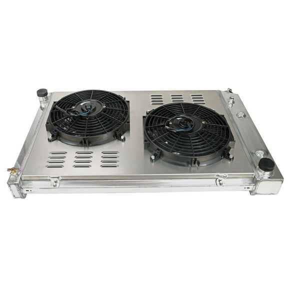 Confote 3 Row AA5052 Aluminum Radiator Shroud Fan Compatible with 1973-1987 Chevy C/K C10 C20 C30 K10/20 Pickup Truck AT/MT