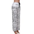 thumbnail image 4 of Puntoco Mujeres Casual Nueva Moda Cat Prints Cordón Pantalones Leggings Puntoco Puntoco-949, 4 of 9