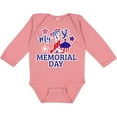 thumbnail image 3 of Inktastic My 1st Memorial Day with Cupcake and Stars Boys or Girls Long Sleeve Baby Bodysuit, 3 of 5