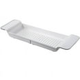 thumbnail image 1 of Multi-use Bathtub Tray Caddy Bath Tub Shelf Rack Tray Bathroom Holder Storage Organiser, Kitchen Dish Drying Rack Drainer Shelf, 21.7-30.7, 1 of 5