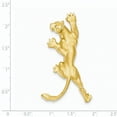 thumbnail image 3 of Finest Gold 14K Yellow Gold Panther Pendant, 3 of 3