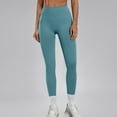 thumbnail image 6 of High Waisted Solid Leggings for Women - No See Through Tummy Control Soft Cycling Workout Yoga Pants, 6 of 6