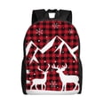 thumbnail image 1 of Easygdp Christmas Buffalo Plaid Mochila Versátil y Elegante: Comodidad, Almacenaje y Durabilidad para la Universidad, Trabajo, Viajes y Uso Diario, 1 of 8