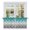 Teal Green, variant on Vintage Dark Red Kitchen Curtains, Farmhouse Retro Solid Color Linen Texture Light Filtering Window Curtain Panels, 2Pcs Rod Pocket Window Treatments Set for RV Dining Room Study Room 42x45 Inches