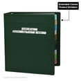 thumbnail image 5 of Carstens 3-Inch Heavy Duty 3-Ring Binder for Medication Administration Records (MAR) - Side Opening, Forest Green, 5 of 5