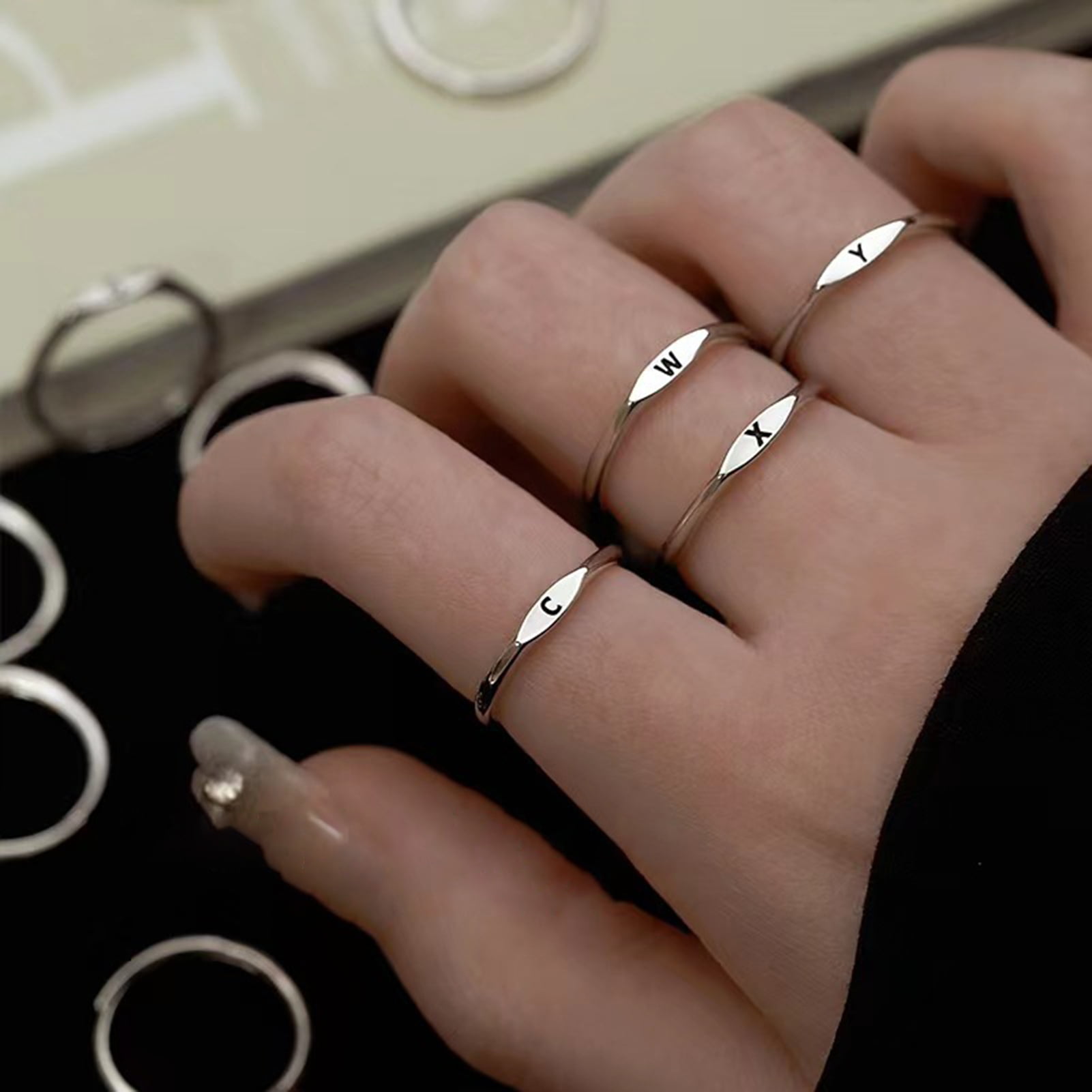 Trendy Silver Rings - Shop Affordable Elegance at Myntra